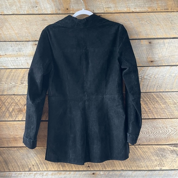 VTG Western Whip Stitch Leather Genuine Suede Coat Womens Size S Sonoma Jeans Co - Picture 7 of 15